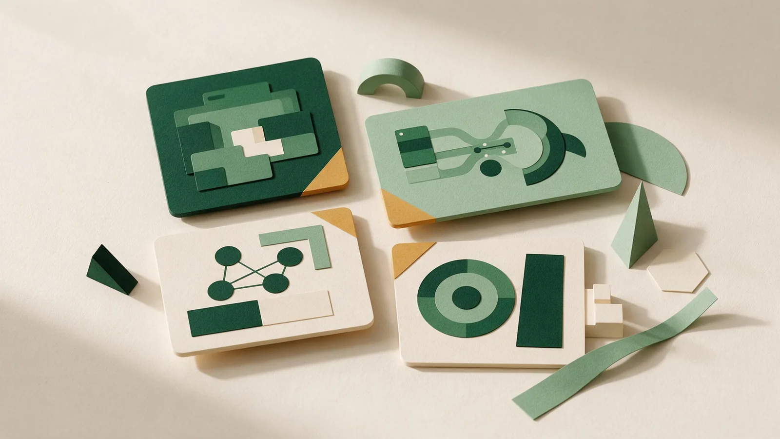 Editorial illustration of website redesign work items compared in a project budget